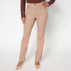 "As Is" DG2 by Diane Gilman Virtual Stretch Denim Baby Bootcut 5-Po...