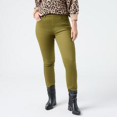 "As Is" DG2 by Diane Gilman Virtual Stretch Pull-On 5-Pocket Jegging