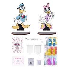 "As Is" Diamond Art Club Disney Donald and Daisy Sparkle Pal Kit
