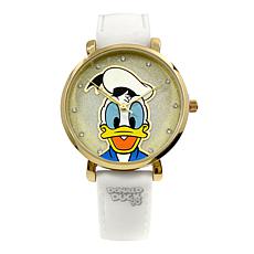 "As Is" Disney Donald Duck 90th Anniversry Special Edition Strap Watch