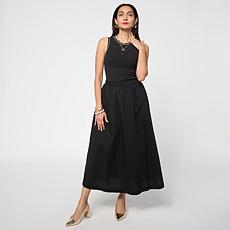 "As Is" Elle Get the Look Mixed Media Dress With Contrast