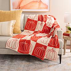 "As Is" Emryn House 50" x 60" Fall Checkered Throw