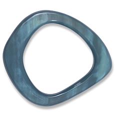 "As Is" Faire Collection Cora Chunky Horn Bangle Bracelet