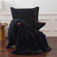 "As Is" G BY G Faux Fur Throw