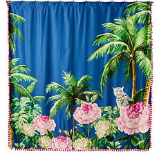 "As Is" G By Giuliana 72" x 72" Paradise Shower Curtain