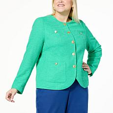 "As Is" G by Giuliana Black Label Tweed Jacket