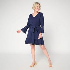"As Is" G by Giuliana Dress with Crochet Trim