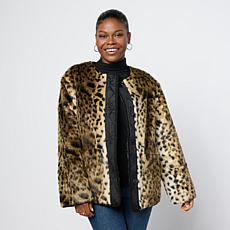 "As Is" G by Giuliana Faux Fur Reversible Jacket