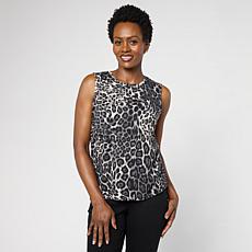 "As Is" G by Giuliana G-Knit Printed Sleeveless Tank