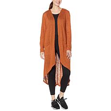 "As Is" G by Giuliana Hi-Low Duster Cardigan