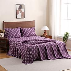 "As Is" G by Giuliana Home 450TC 4-piece Sheet Set