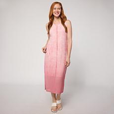 "As Is" G by Giuliana Make Believe Denim Mesh Midi Dress