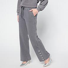 "As Is" G by Giuliana Sun-Kissed Terry Pant with Snap Detail