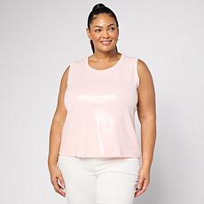 "As Is" G by Giuliana Sweater Sequin Tank