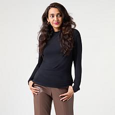 "As Is" GREY by Jhoan Sebastian Grey Knit Top with Gathering