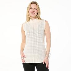 "As Is" GREY by Jhoan Sebastian Grey Mock-Neck Shell