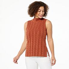 "As Is" GREY by Jhoan Sebastian Grey Sleeveless Mock Neck Sweater