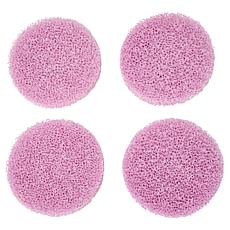 "As Is" Happy Place 4-pack Fragranced Round Silicone Scrubbers