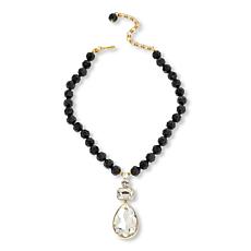 "As Is" Heidi Daus Beautiful Bianca 16-1/2" Beaded Pear Drop Necklace