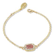 "As Is" Heidi Daus You're Gonna Flip Pavé Crystal Reversible Bracelet