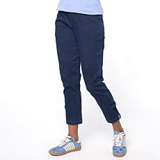 As Is HUE Denim Skimmer Straight Leg Pant