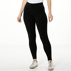 "As Is" HUE Wide Waistband Ultra Cotton Legging