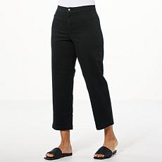 "As Is" IMAN Global Chic Twill Ankle Pant