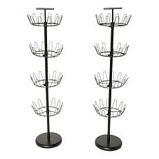 "As Is" Improvements 2-pack - 4 Tier Adjustable Shoe Racks