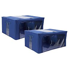 "As Is" Improvements Collapsible XL Storage Bins - Set of 2