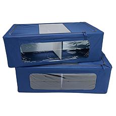 "As Is" Improvements Set of 2 Soft Storage Bins