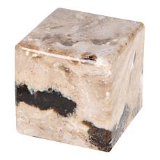 "As Is" Jay King Madagascar Chalcedony Cube Paperweight