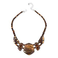 "As Is" Jay King Multicolor Blyde River Canyon Quartzite 18" Necklace