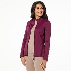 "As Is" Joy Collection Luxe Performance Ultra Smooth Zip Up Jacket
