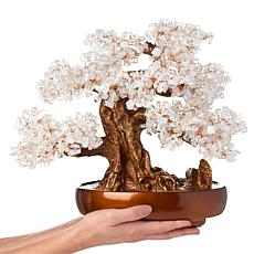 "As Is" KALIFANO Gemstone Bonsai Tree of Life Sculpture