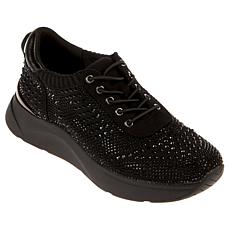 "As Is" Kenneth Cole Reaction Cindy Stretch Knit Jewel Sneaker