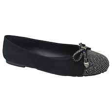 "As Is" Kenneth Cole Reaction Ellie Jeweled Cap Toe Ballet Flat