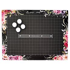 "As Is" LDRS Creative 18" x 24" Black Magnetic Glass Craft Mat Kit