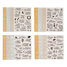 "As Is" LDRS Creative Thoughtful All-Occasion Rub-On Transfers