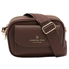 "As Is" London Fog Jessie Saffiano Front-Flap Camera Bag