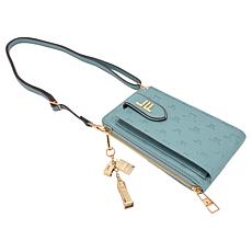 "As Is" London Fog Wanderlust Logo-Embossed Phone Crossbody Bag