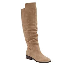 "As Is" Lucky Brand Calypso Suede Tall Wide Calf Boot