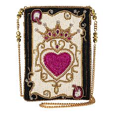 "As Is" Mary Frances Hand-Beaded Mini Crossbody Phone Bag