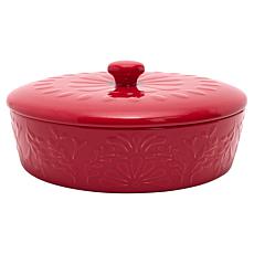 "As Is" Mesa Mia by Jenny Martinez 9.6" Stoneware Tortilla Warmer