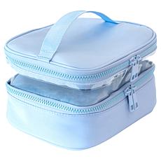 "As Is" MyTagAlongs Cosmetic Train Case with Clear Window