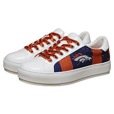 "As Is" Officially Licensed NFL Lace-Up Sparkle Sneaker by Cuce Sho...
