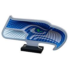 "As Is" Officially Licensed NFL LED Logo Infinity Light  - Seahawks