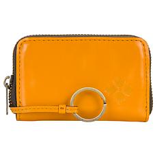 "As Is" Patricia Nash Abri Leather Zip-Around Wallet