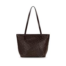 "As Is" Patricia Nash Emmie Leather Satchel Top Zip Tote Bag