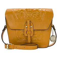 "As Is" Patricia Nash Marciana Leather Flap Crossbody