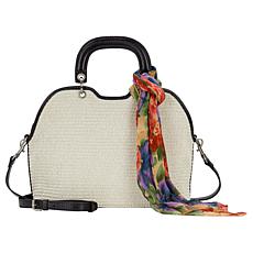 "As Is" Patricia Nash Ophelie Satchel with Scarf
